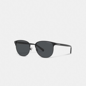 Black Women COACH® Retro Sunglasses | NZ XYO692