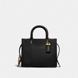 Black Women COACH® Rogue 25 Shoulder Bag | NZ FDX893