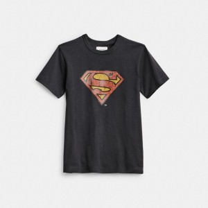 Black Women COACH® | Dc Superman T Shirts | NZ BEN492