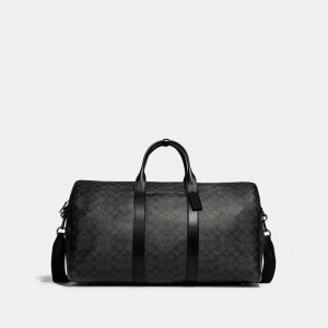 Black / Copper / Grey Men COACH® Gotham In Signature Canvas Handbag | NZ MQT229