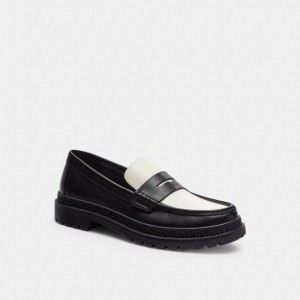 Black / White Men COACH® Cooper Loafer | NZ DFV112