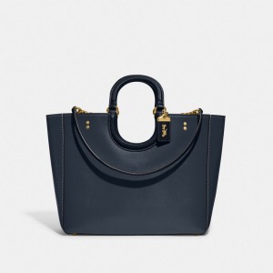 Dark Blue / Multicolor Women COACH® Rae In Colorblock Tote Bag | NZ UZS938