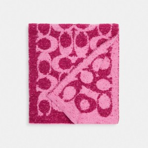 Deep Purple Women COACH® Signature Muffler Scarf | NZ YXP666