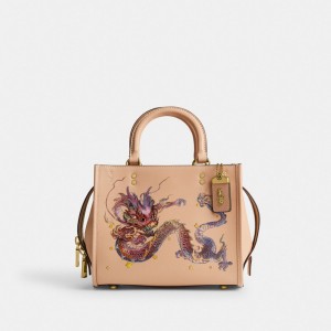 Multicolor Women COACH® Boxed New Year Rogue 25 With Dragon Handbag | NZ ILW820