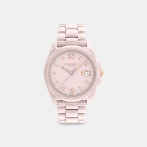 Pink Women COACH® Greyson, 36 Mm Watch | NZ EBG617