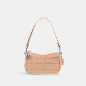 Silver Women COACH® Swinger 20 Shoulder Bag | NZ XYQ900