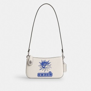 Silver Women COACH® The Lil Nas X Drop Penn Shoulder Bag | NZ ZUD912