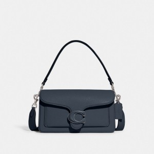 Silver / Blue Women COACH® Tabby 26 Shoulder Bag | NZ BEO908