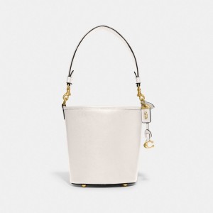 White Women COACH® Dakota 16 Bucket Bags | NZ FDM737