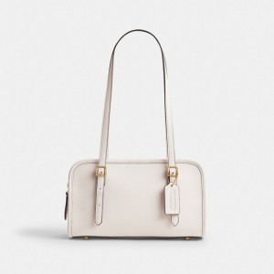 White Women COACH® Swing Zip Shoulder Bag | NZ LIM898